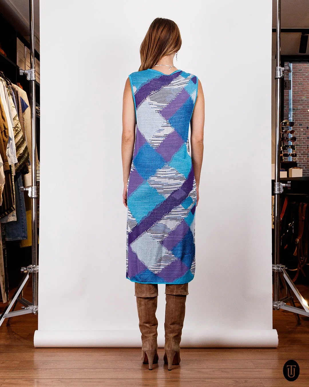 1980s Missoni Knitted Midi Dress S