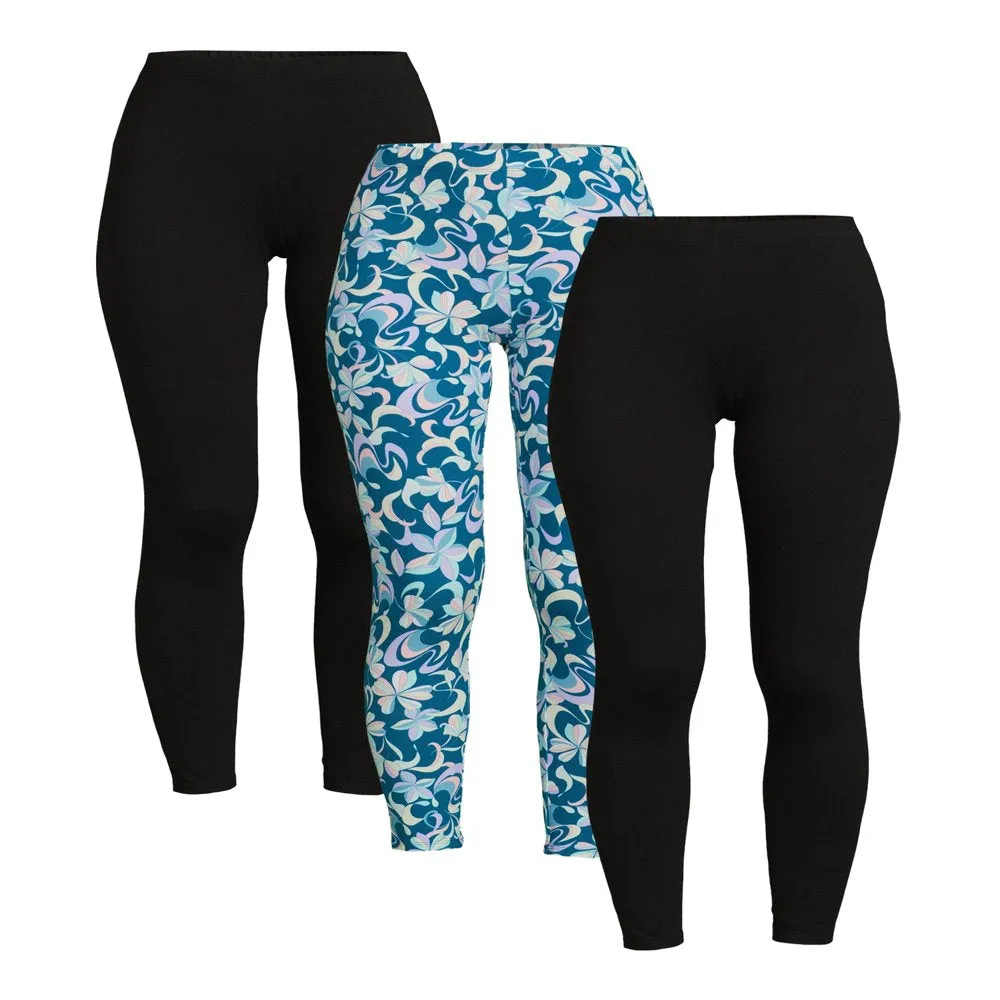 3-Pack Junior's Ankle Legging