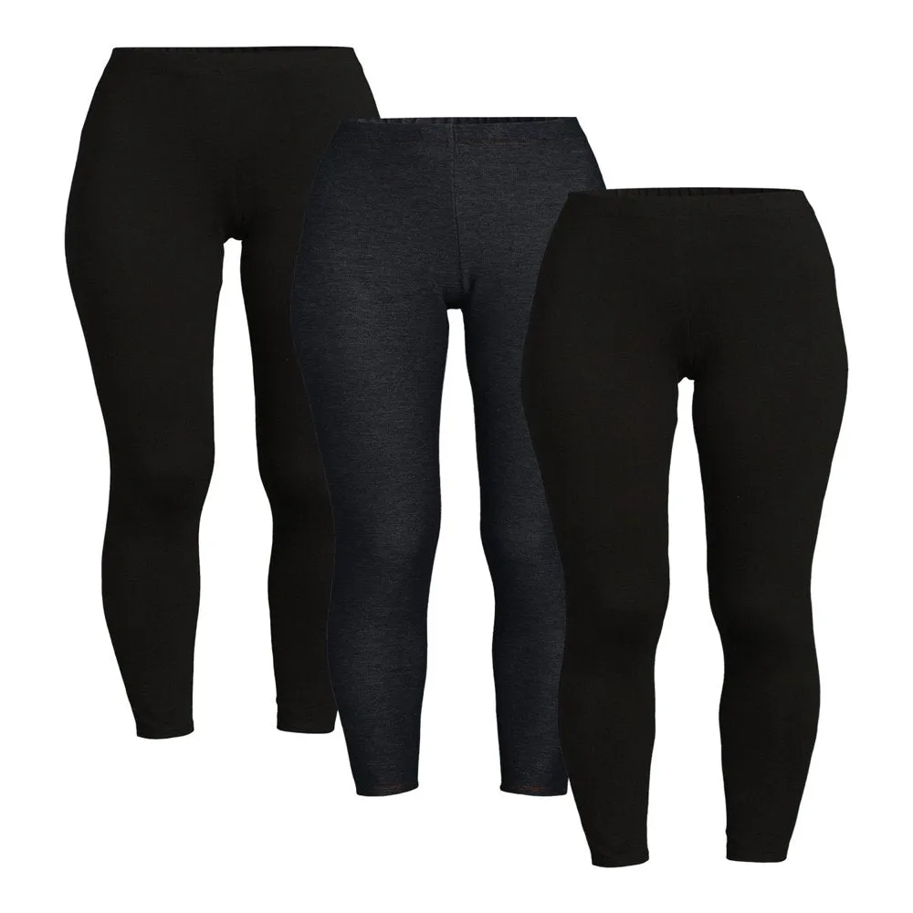 3-Pack Junior's Ankle Legging