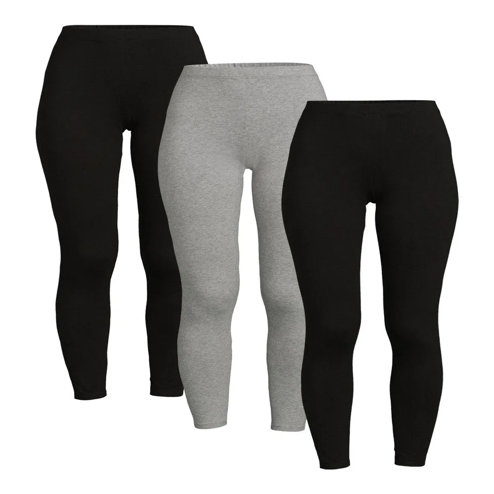 3-Pack Junior's Ankle Legging