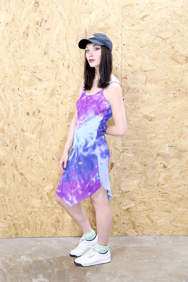 90s Tie Dye Handkercheif Dress