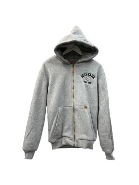 Adult Embroidered Montauk The End Fleece Full Zipper Sherpa-Lined Hoodie