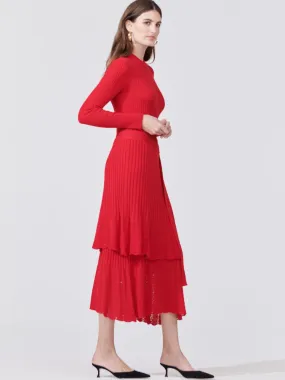 Ajore Knit Dress Scarlet