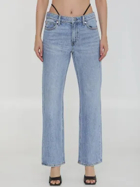 Alexander Wang Jeans With Pre-styled Thong