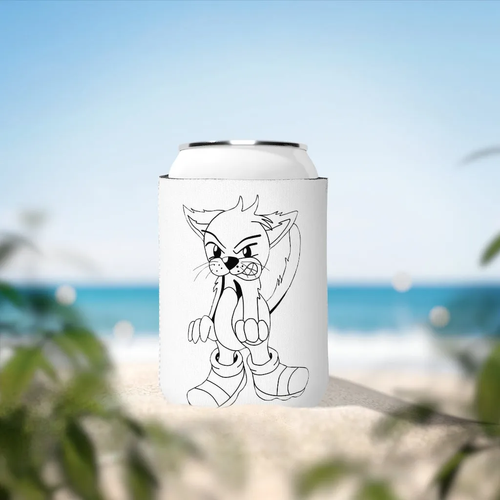 Angry Cat Can Cooler Sleeve