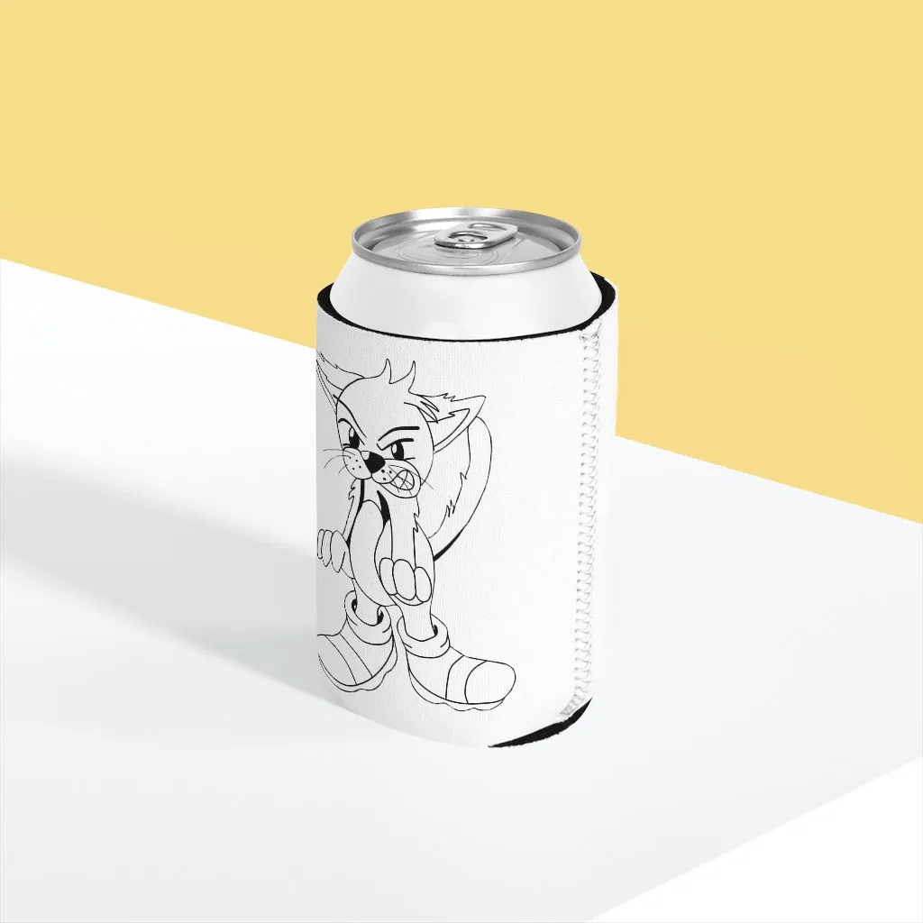 Angry Cat Can Cooler Sleeve