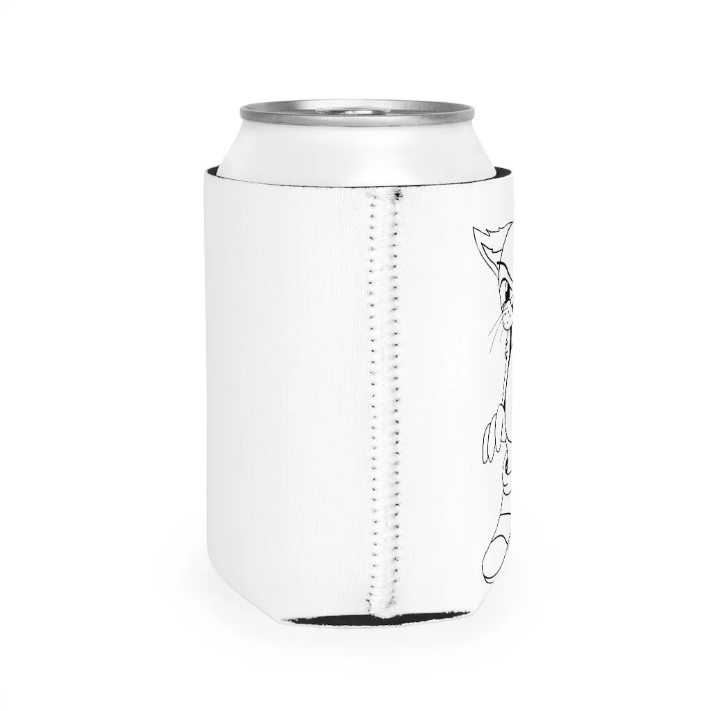 Angry Cat Can Cooler Sleeve