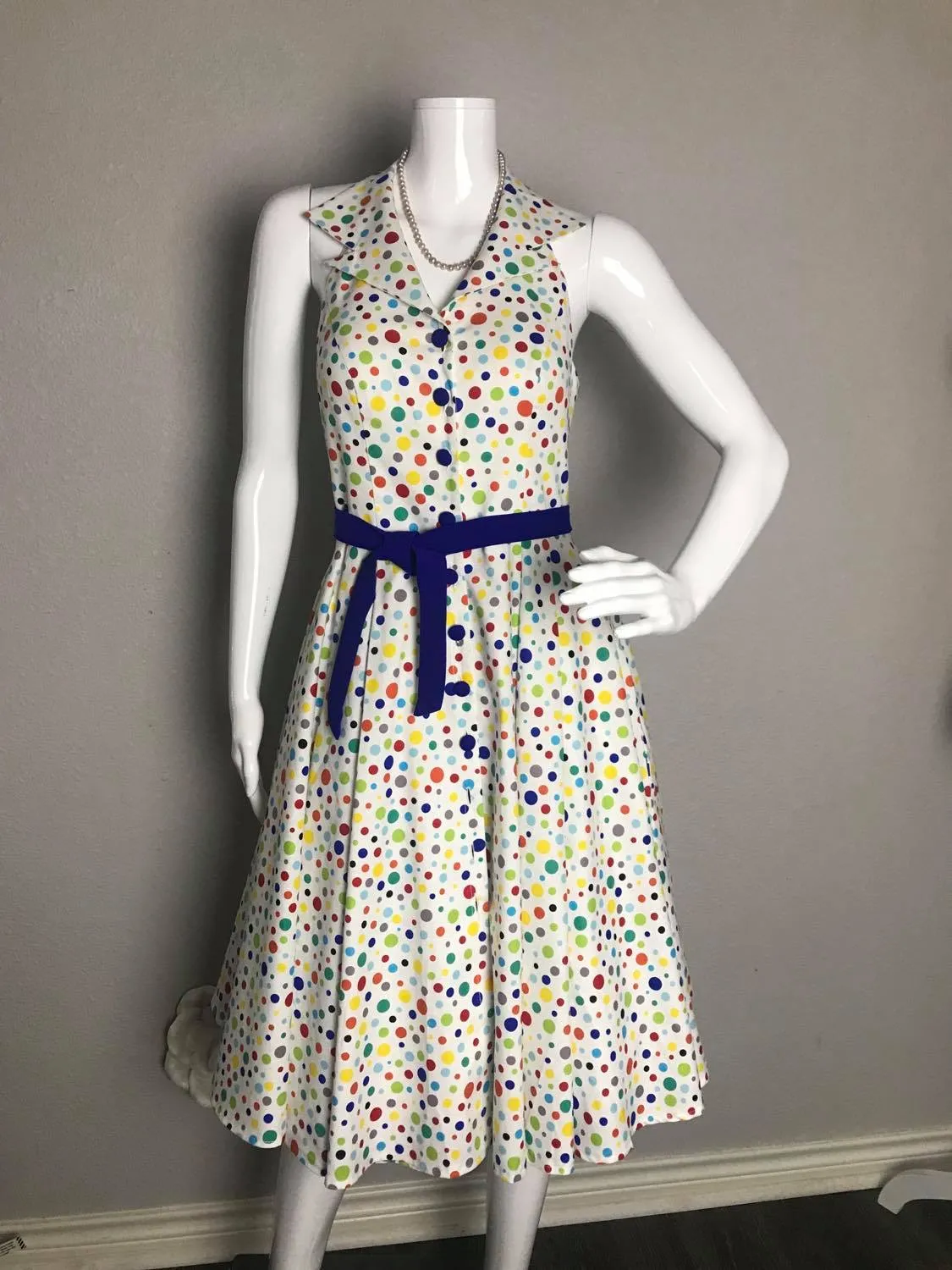 Annie Dress in Polka dots