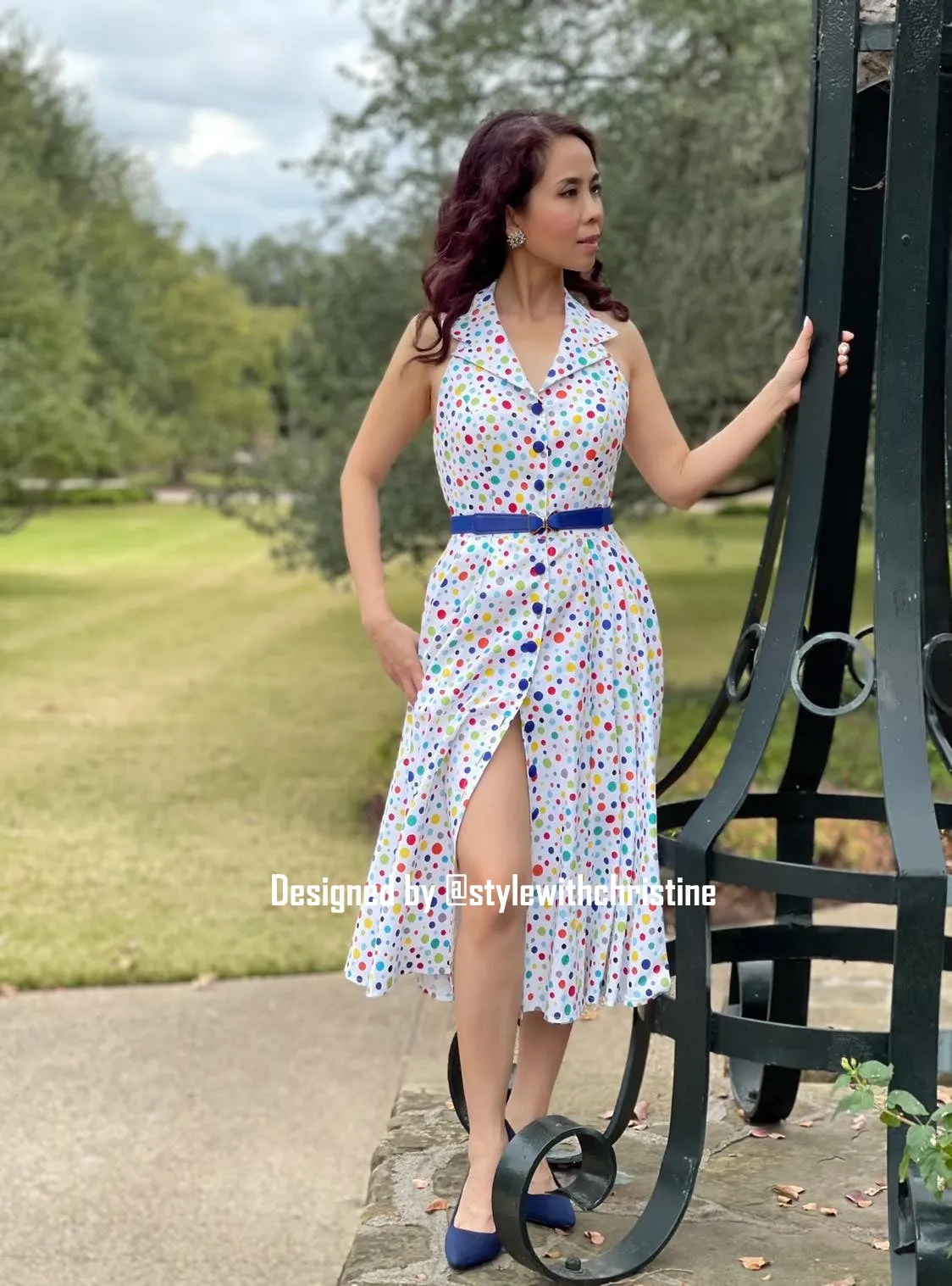 Annie Dress in Polka dots