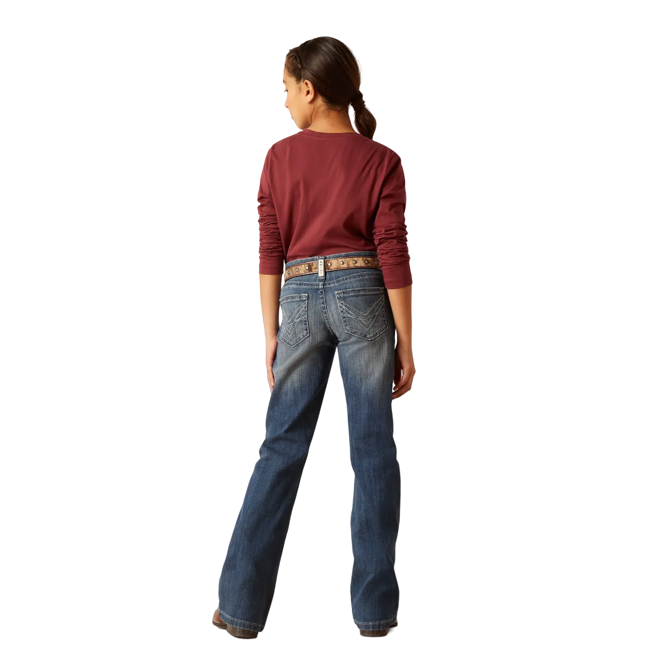 Ariat Girl's R.E.A.L. Clover Boot Cut Jeans