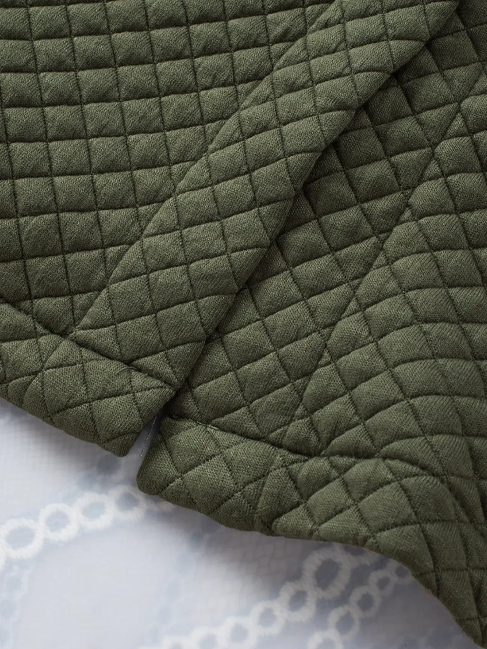 Army Green Quilted Jacket