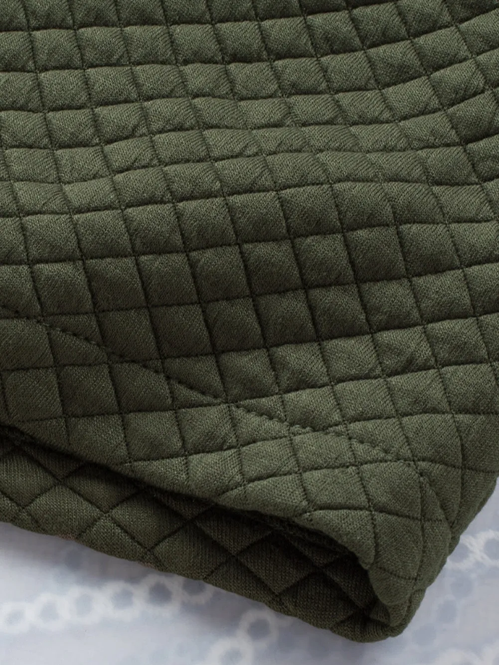 Army Green Quilted Jacket