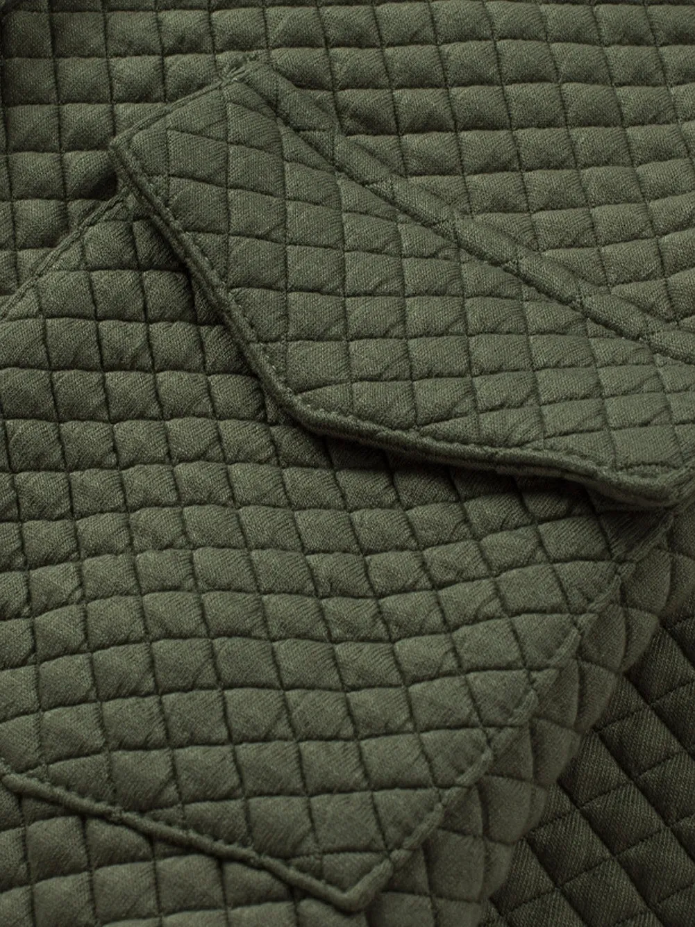 Army Green Quilted Jacket