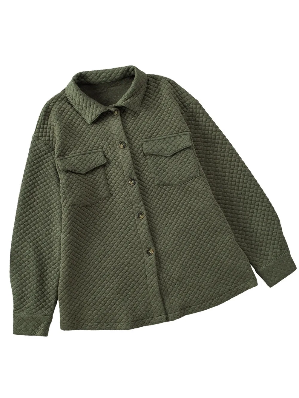 Army Green Quilted Jacket