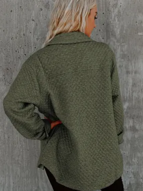 Army Green Quilted Jacket