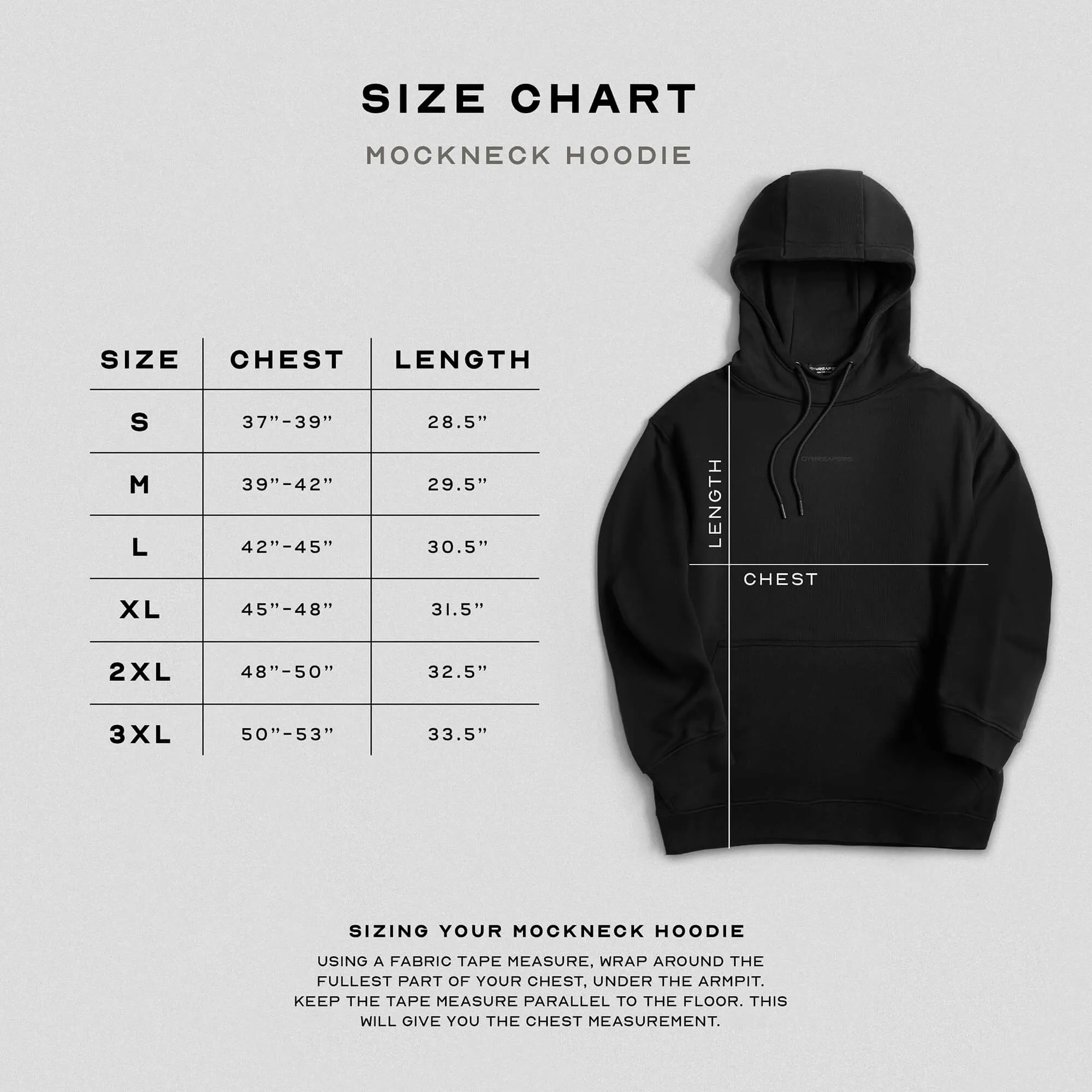 Ascend Mockneck Hoodie - Black