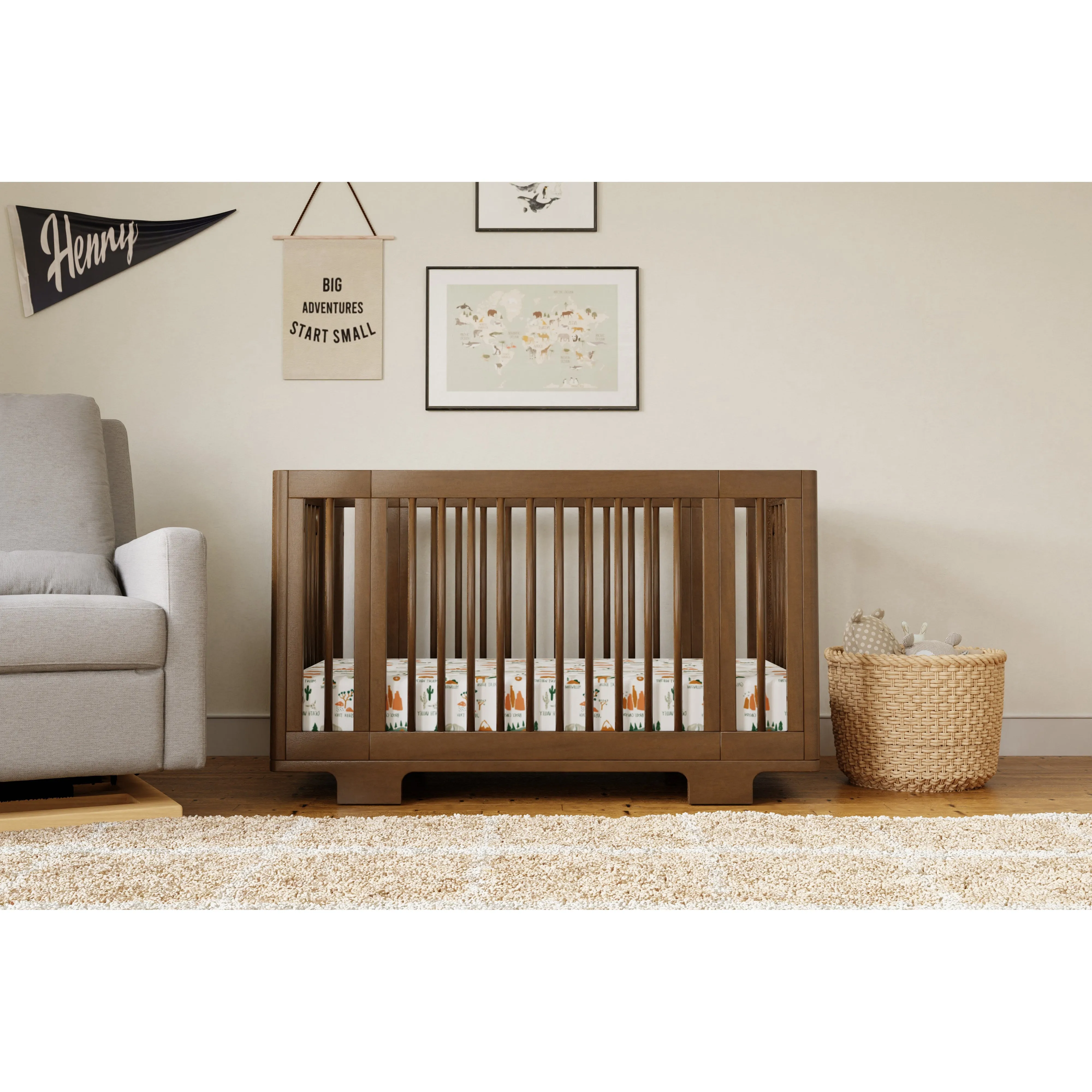 Babyletto Yuzu 8-in-1 Convertible Crib with All-Stages Conversion Kits