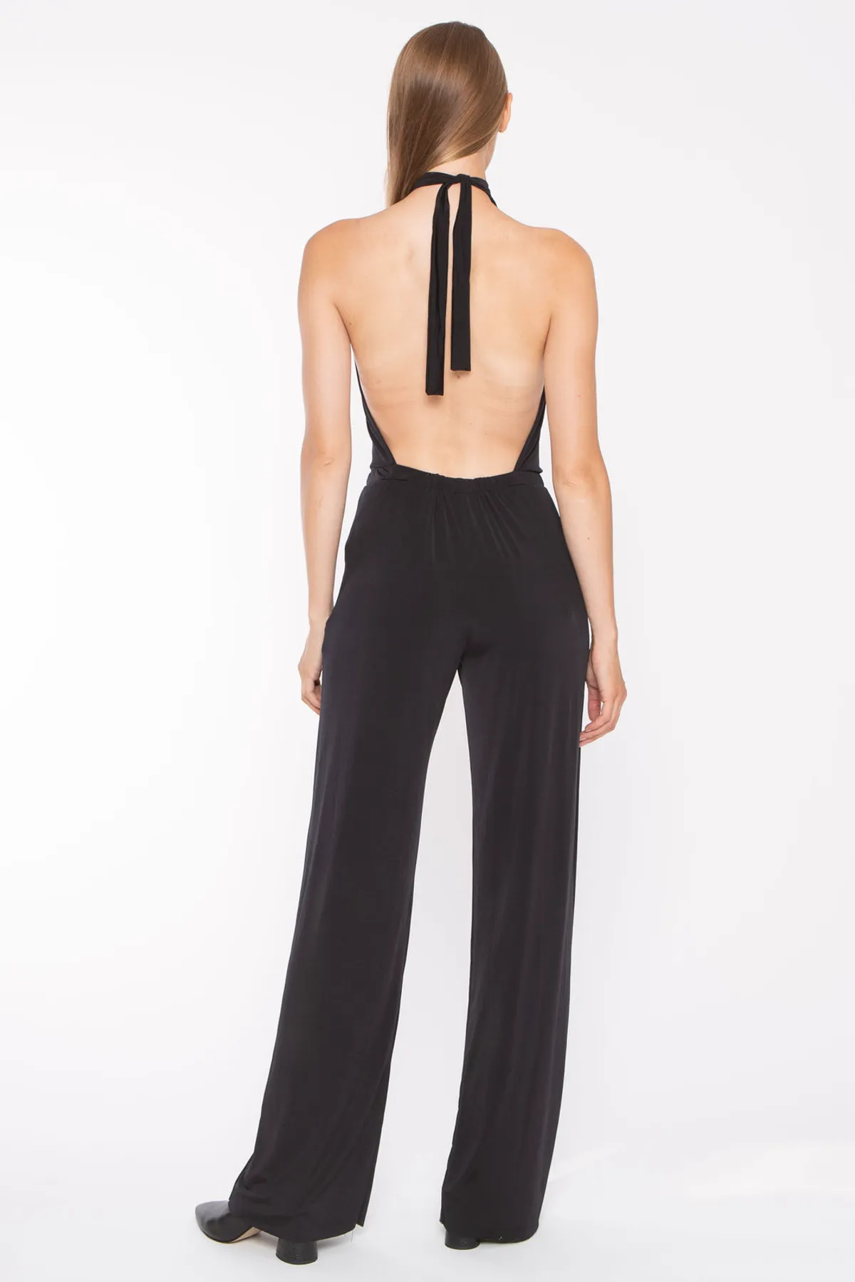 Backless Halter Jumpsuit