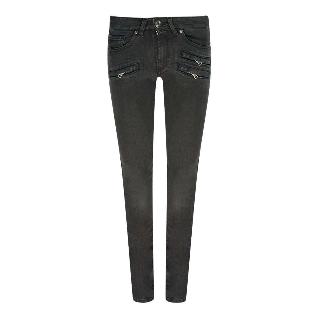 Balmain FP5359J935B Black Jeans