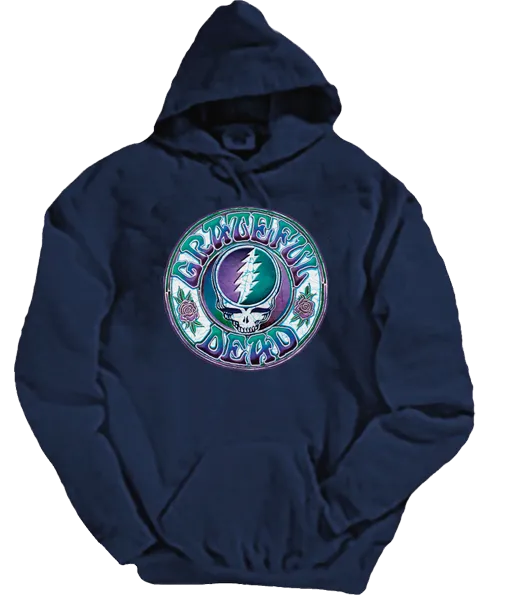 Batik Steal Your Face (Oversized) Hoodie on Navy