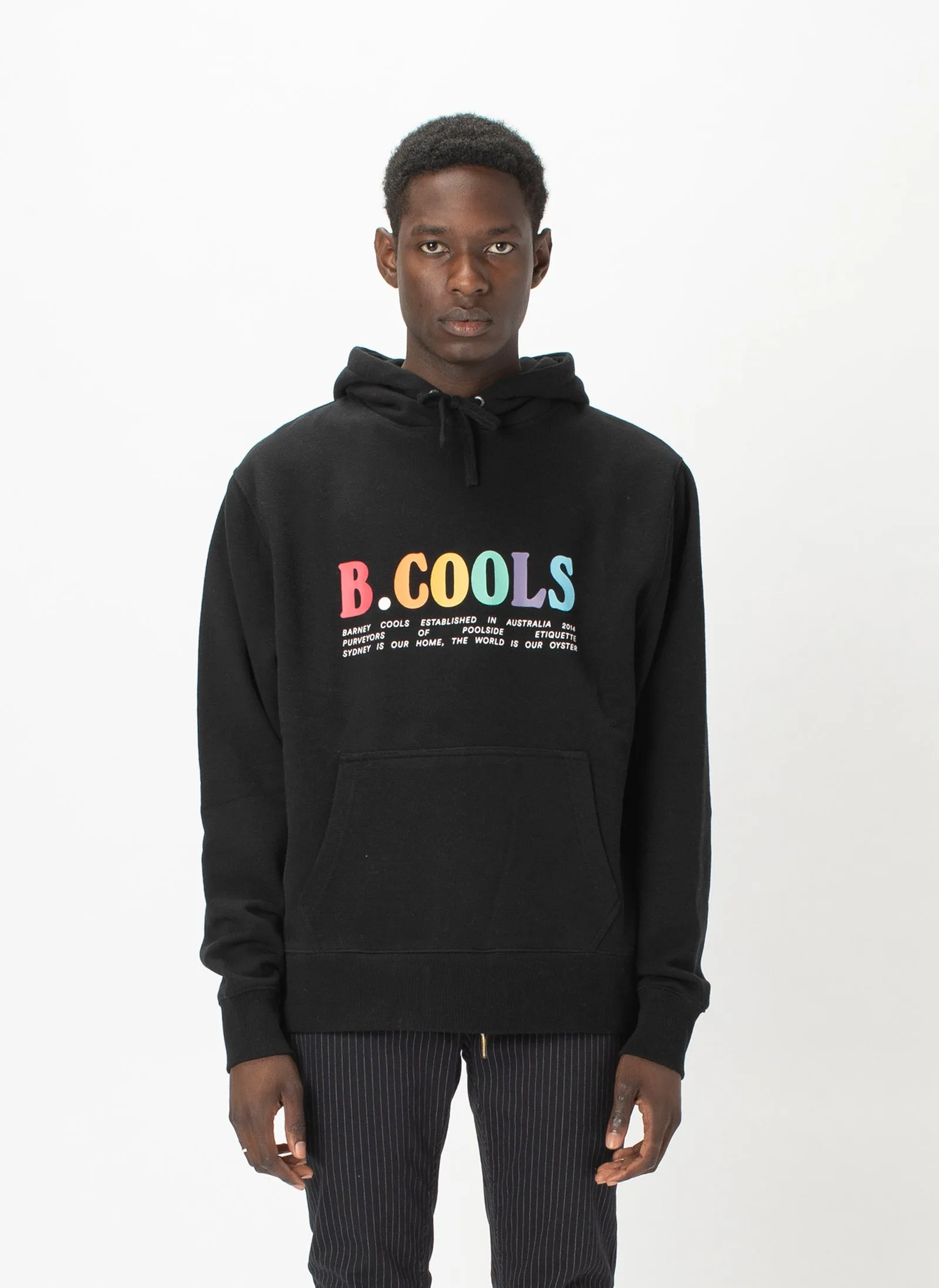 B.Bold Hood Sweatshirt Black