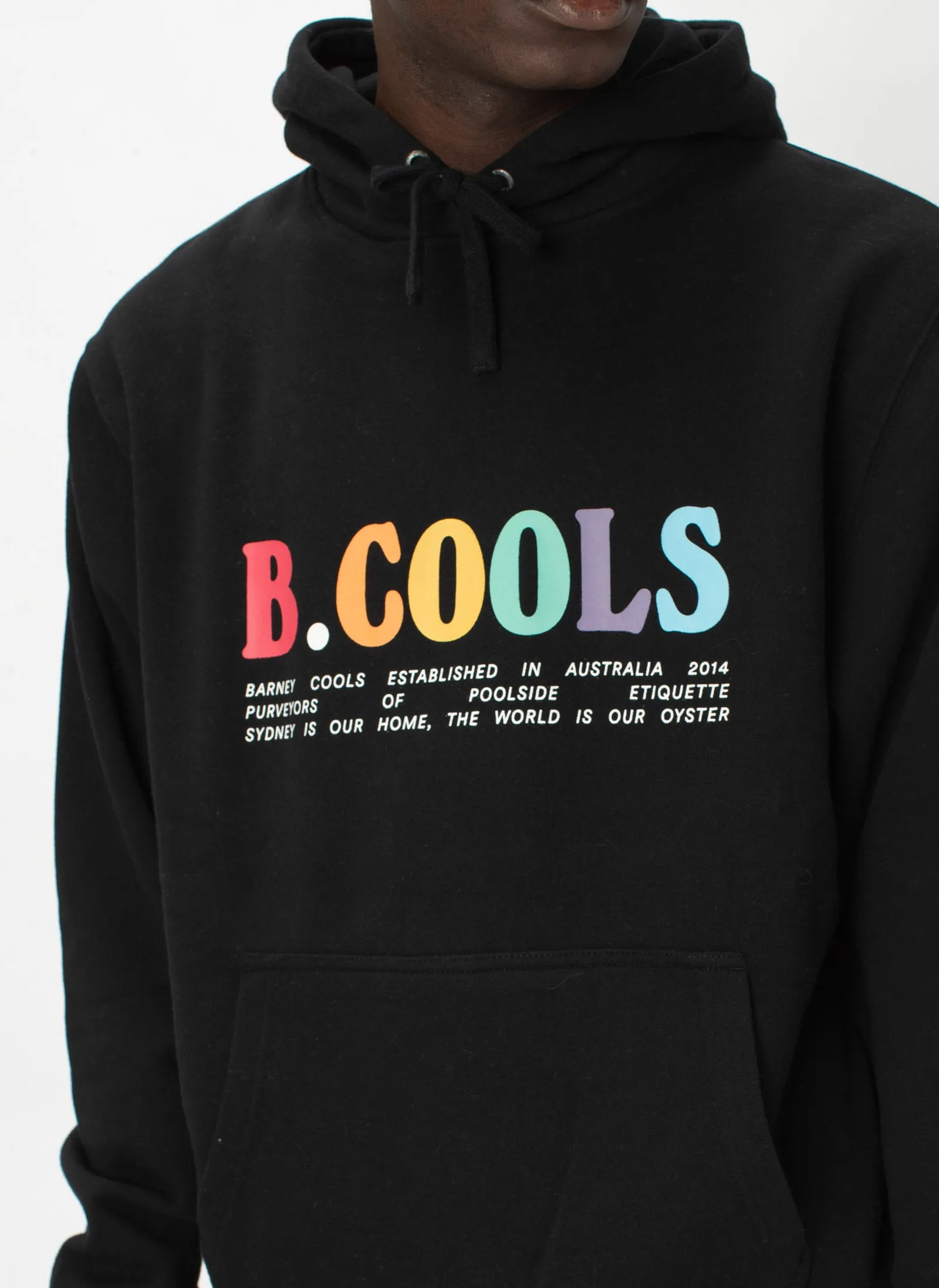 B.Bold Hood Sweatshirt Black