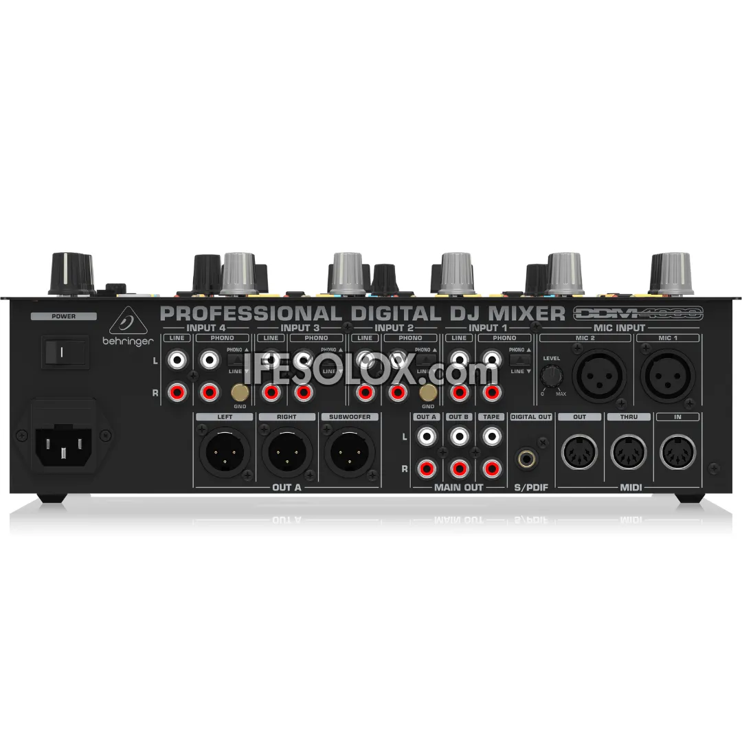 Behringer DDM4000 Professional 5-Channel Digital DJ Mixer with BPM Counter, MIDI Controller - Brand New