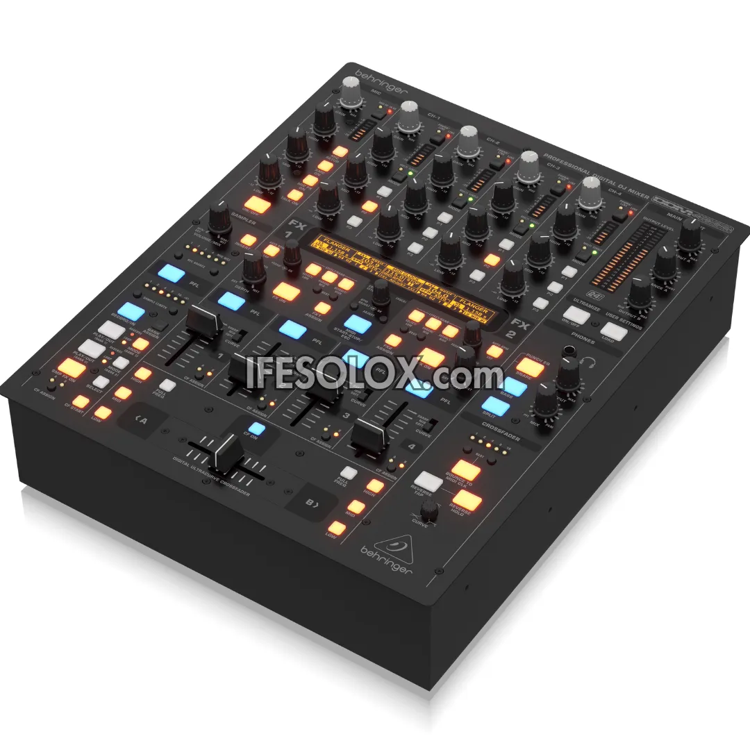 Behringer DDM4000 Professional 5-Channel Digital DJ Mixer with BPM Counter, MIDI Controller - Brand New