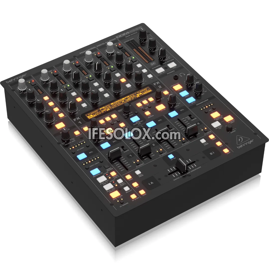 Behringer DDM4000 Professional 5-Channel Digital DJ Mixer with BPM Counter, MIDI Controller - Brand New