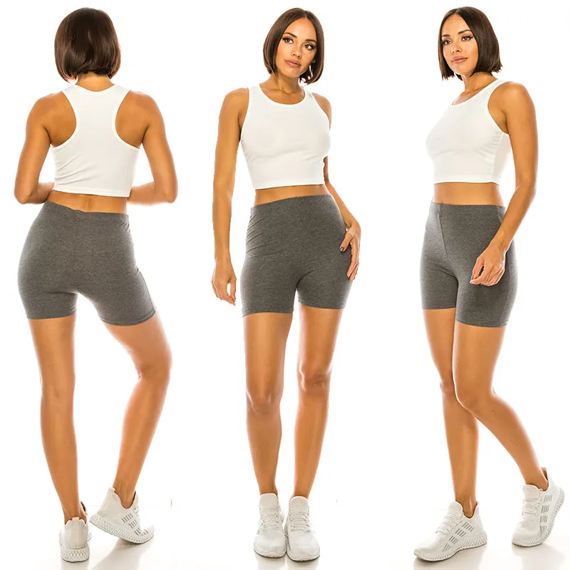 Biker Leggings Shorts (3" Inseam)