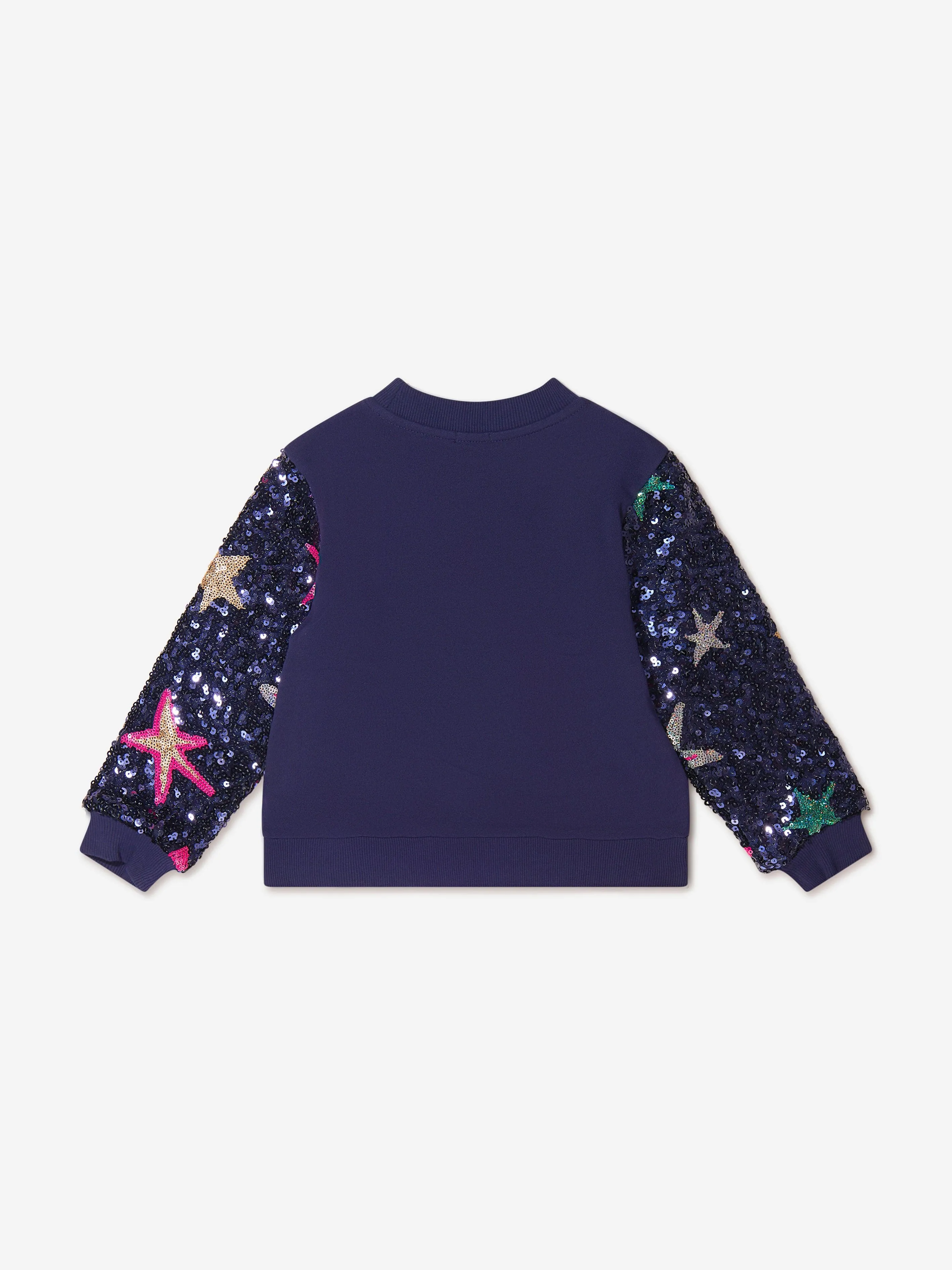 Billieblush Girls Sequin Sleeved Sweatshirt