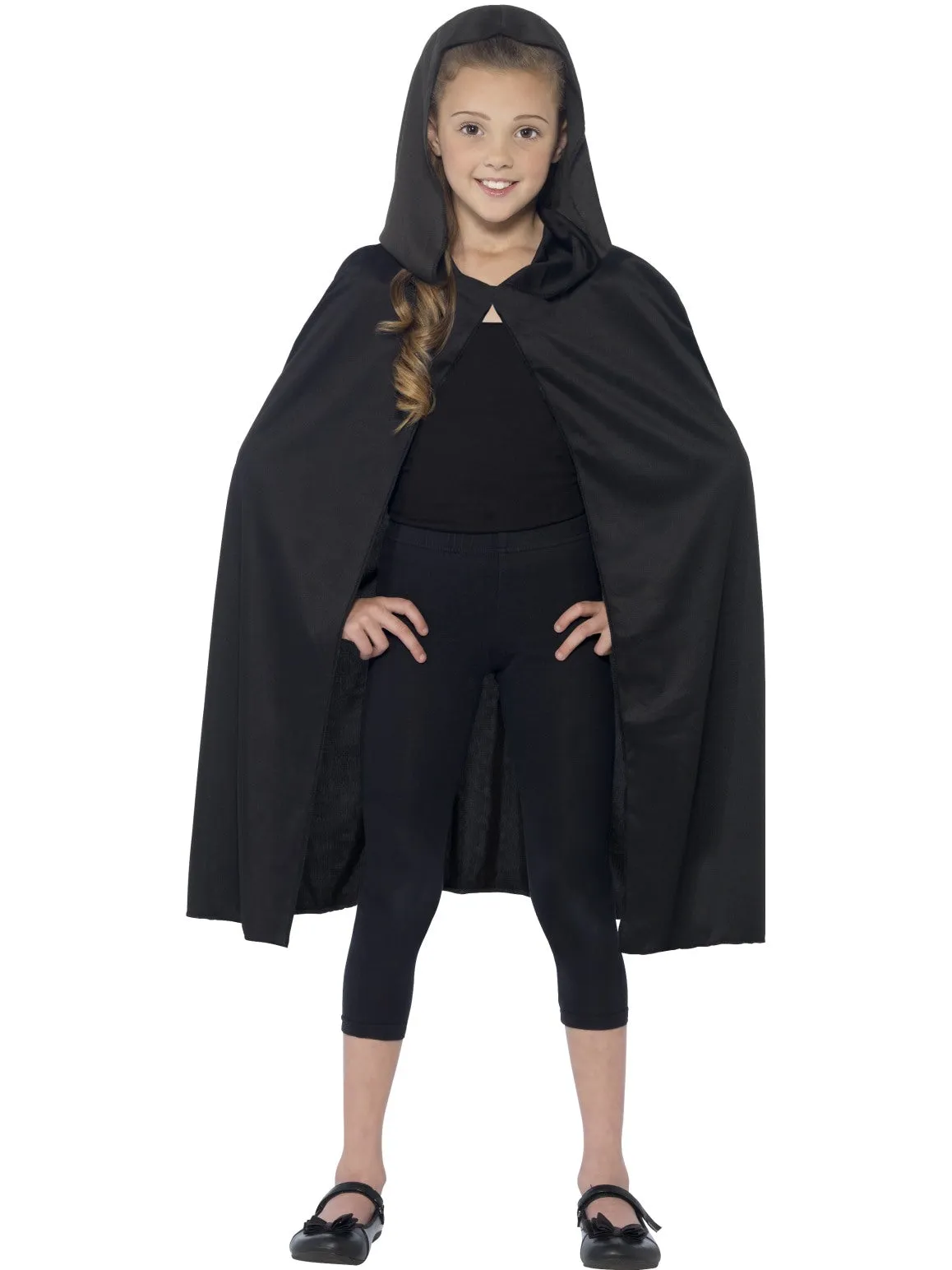 Black Hooded Cape