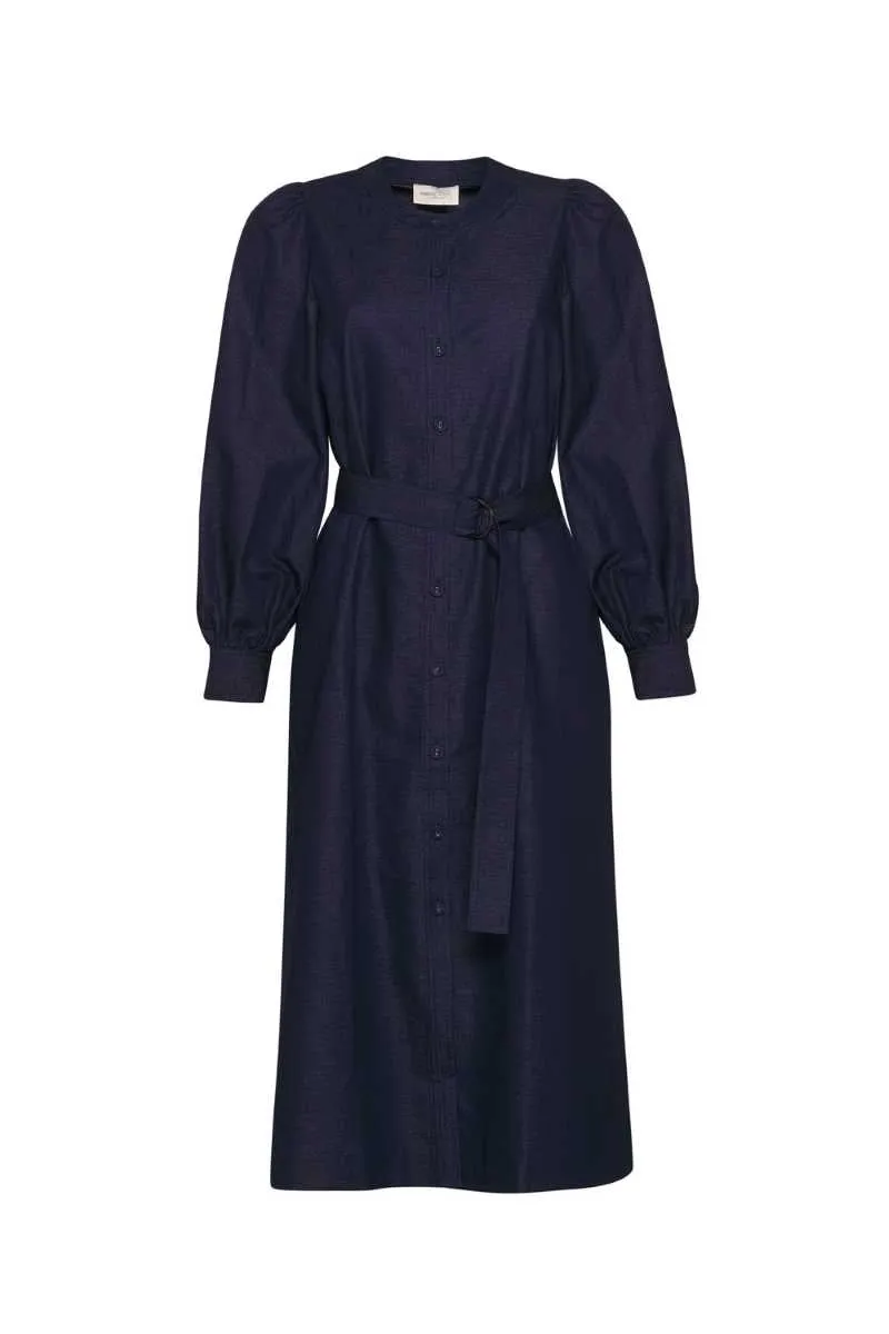 Bonanza Dress in Indigo Denim MS1252 by Madly Sweetly