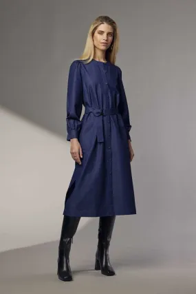 Bonanza Dress in Indigo Denim MS1252 by Madly Sweetly