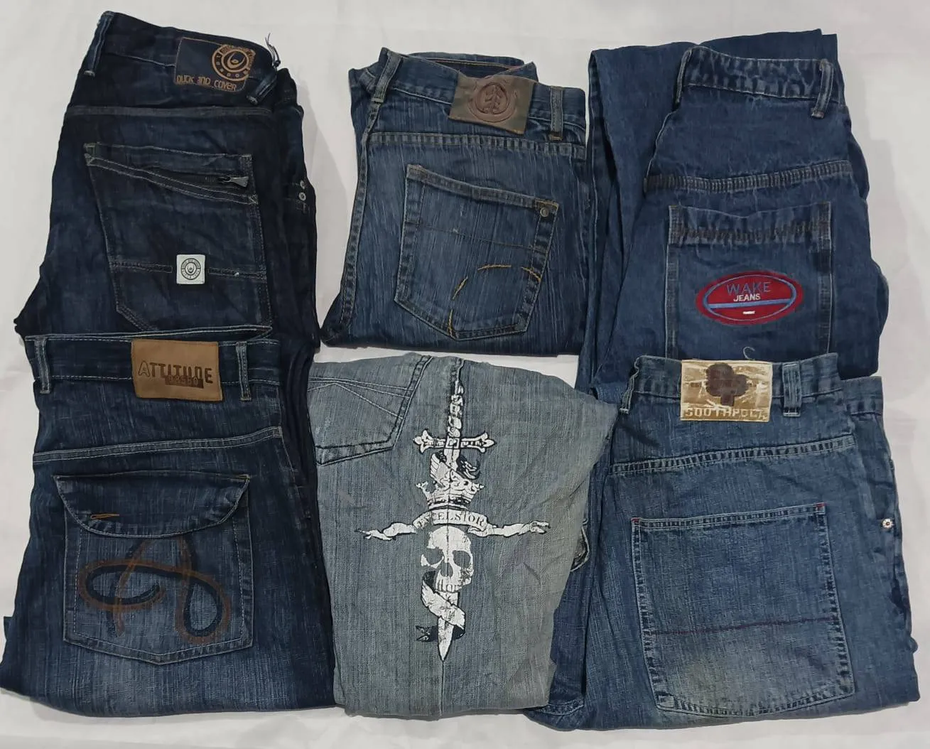 Branded Hip-hop jeans 24 pieces