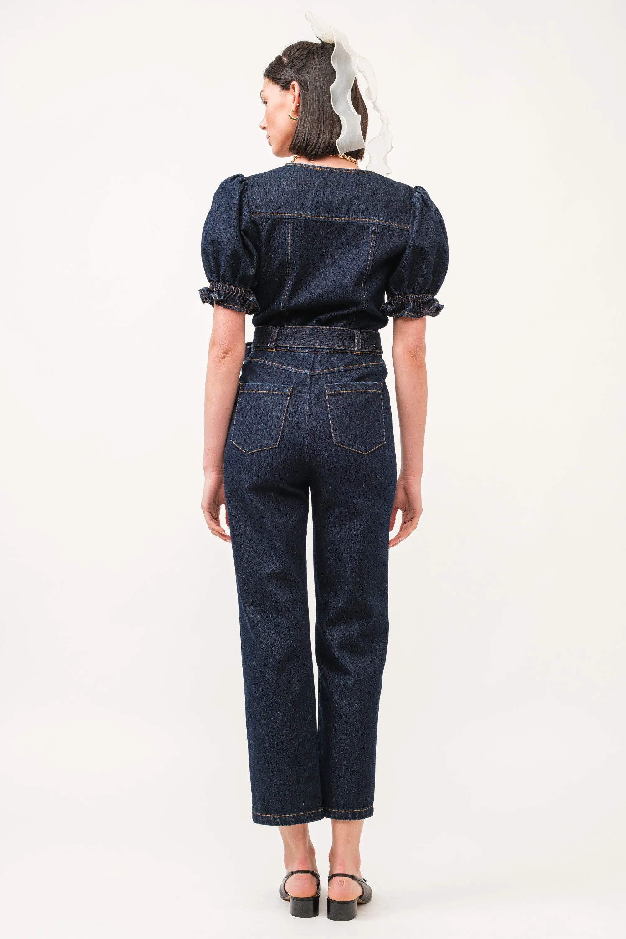 Brie Denim Jumpsuit