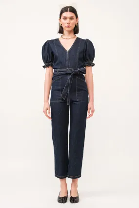 Brie Denim Jumpsuit