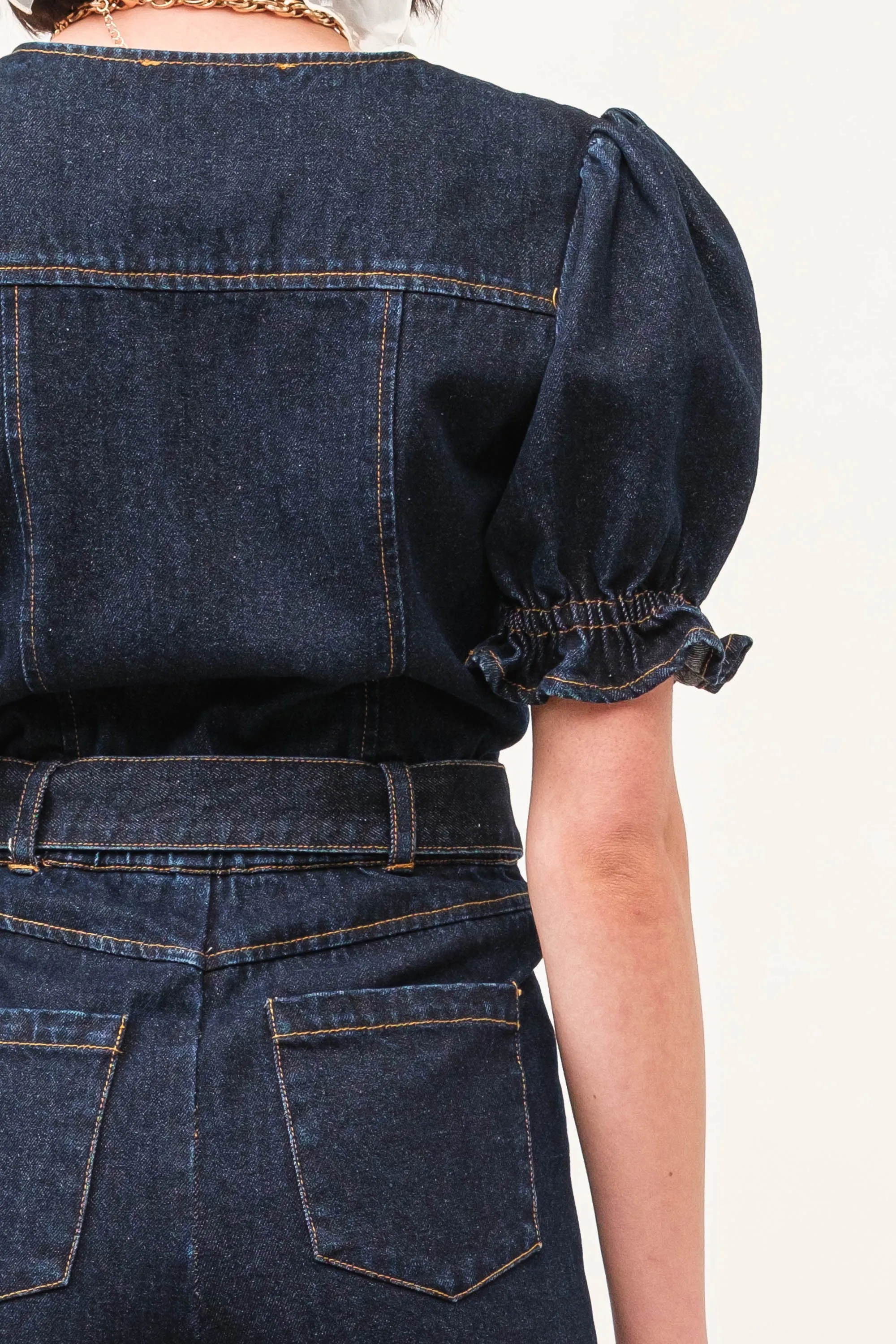 Brie Denim Jumpsuit