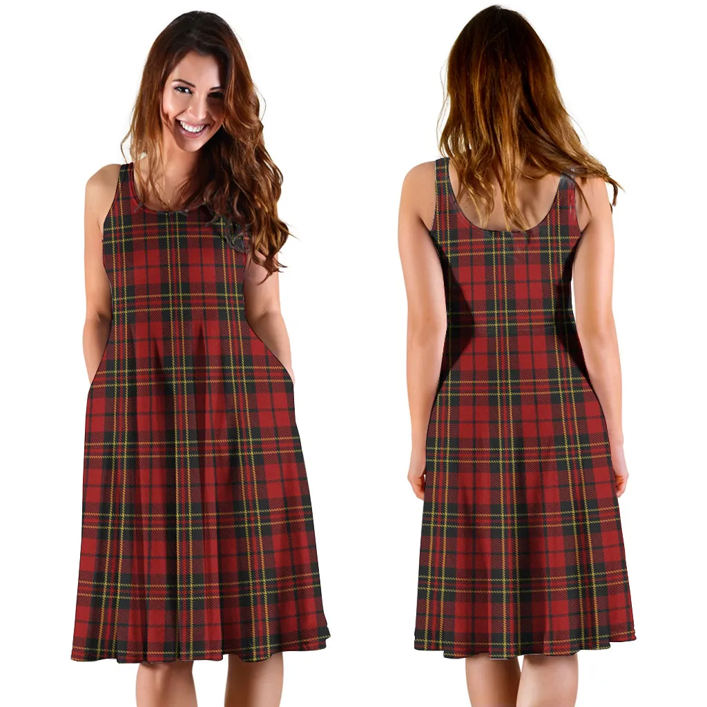 Brodie Tartan Sleeveless Midi Womens Dress