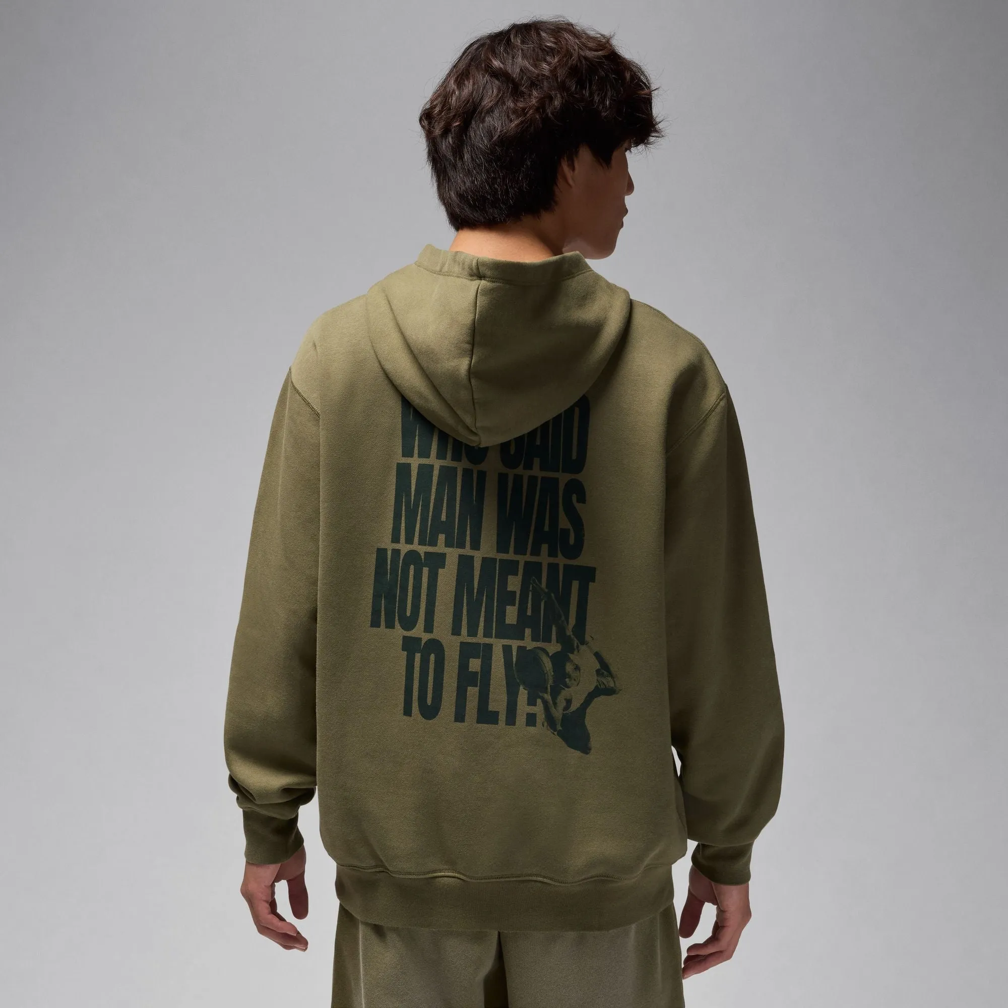 BROOKLYN PULLOVER FLEECE "MEDIUM OLIVE"