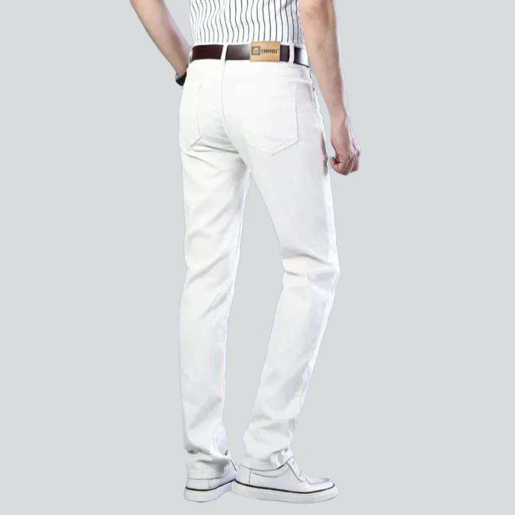 Business casual color men's jeans