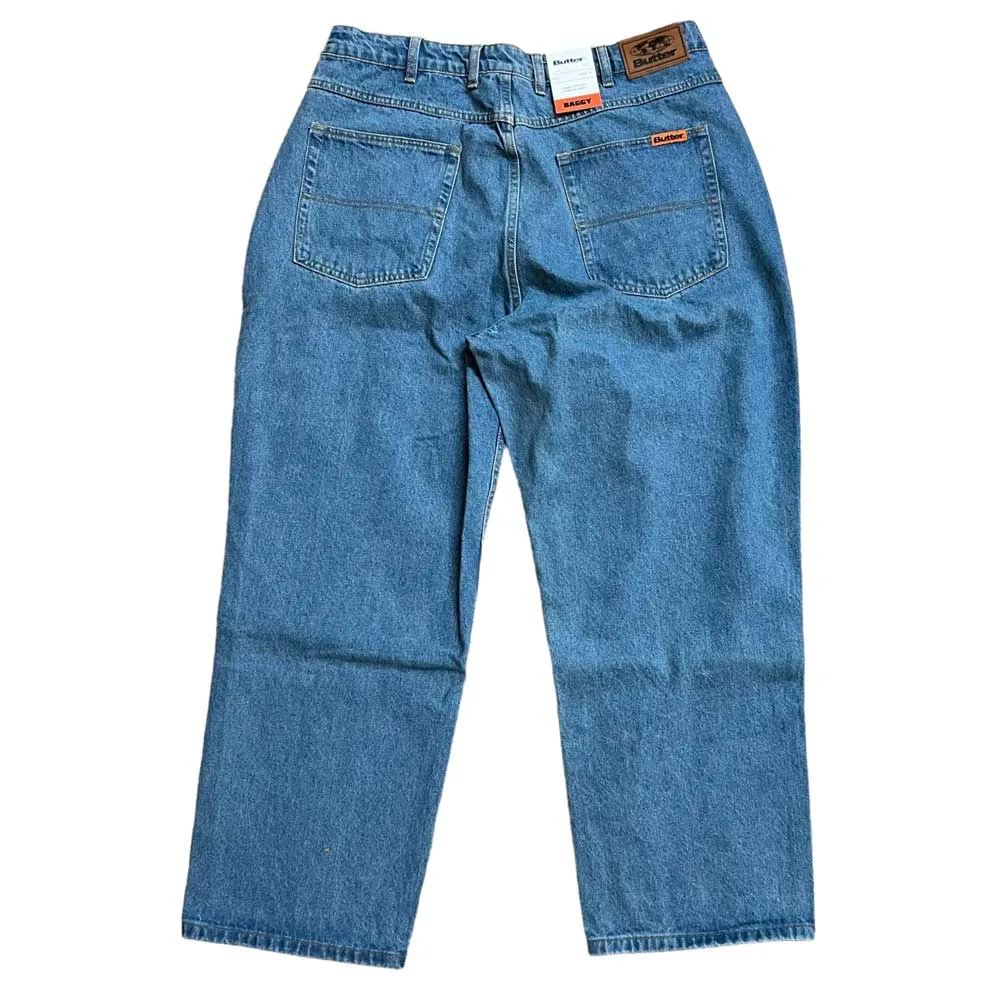 Butter Goods Pants Denim Baggy Washed Indigo Jeans