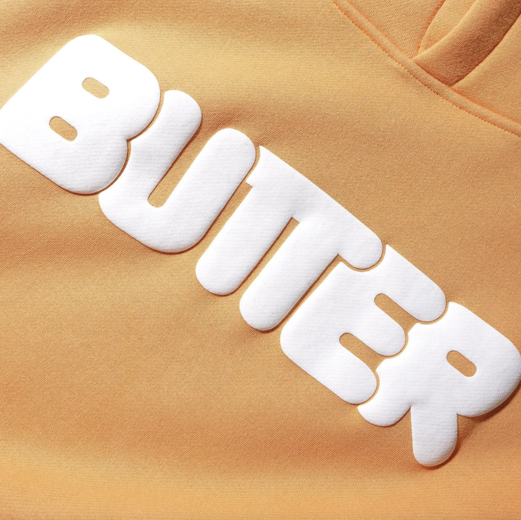 BUTTER GOODS ROUNDED LOGO HOODIE SORBET