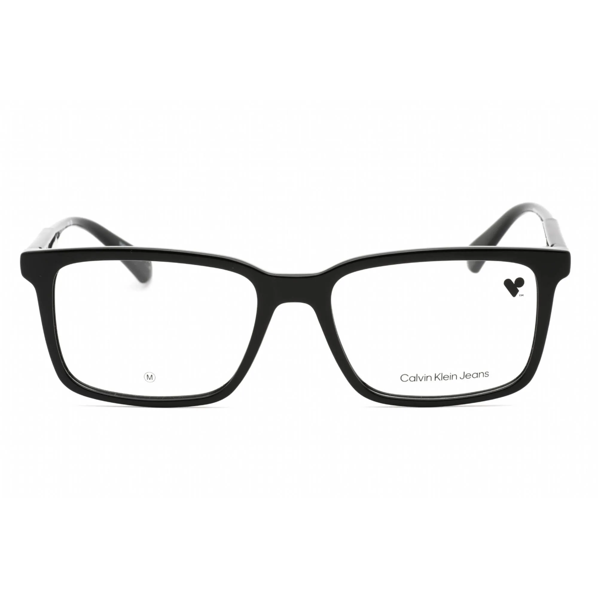 Calvin Klein Jeans Men's Eyeglasses - Clear Lens Black Square Frame | CKJ23617 001