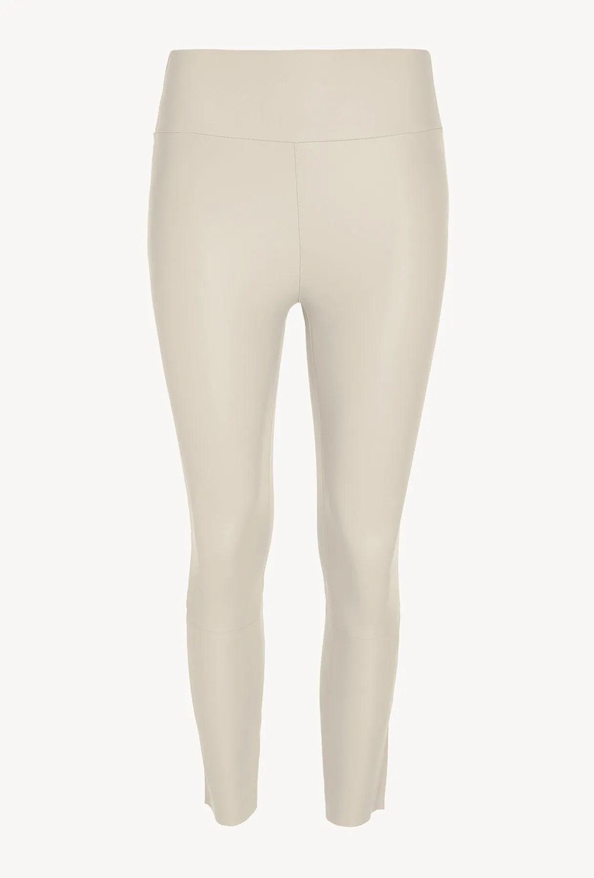 Capri Leather Legging - Off White