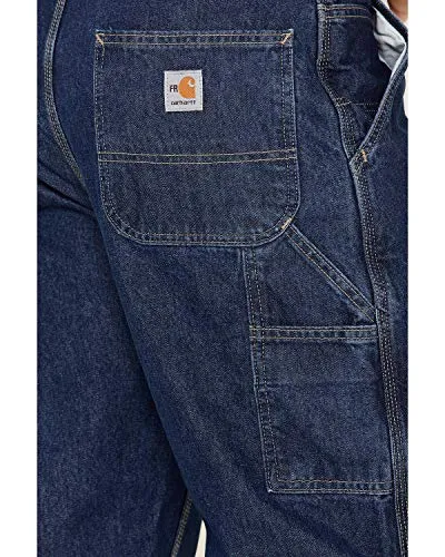 Carhartt FRB13 Men's Flame Resistant Signature Denim Dungaree