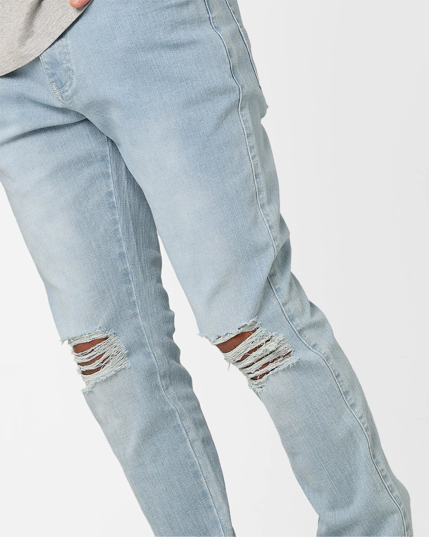 Carre Daily Distressed Jeans Superwash Blue