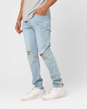 Carre Daily Distressed Jeans Superwash Blue