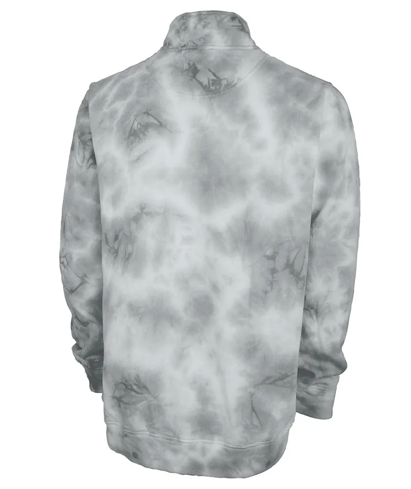 Charles River Men's Crosswind Quarter Zip Sweatshirt (Tie-Dye)