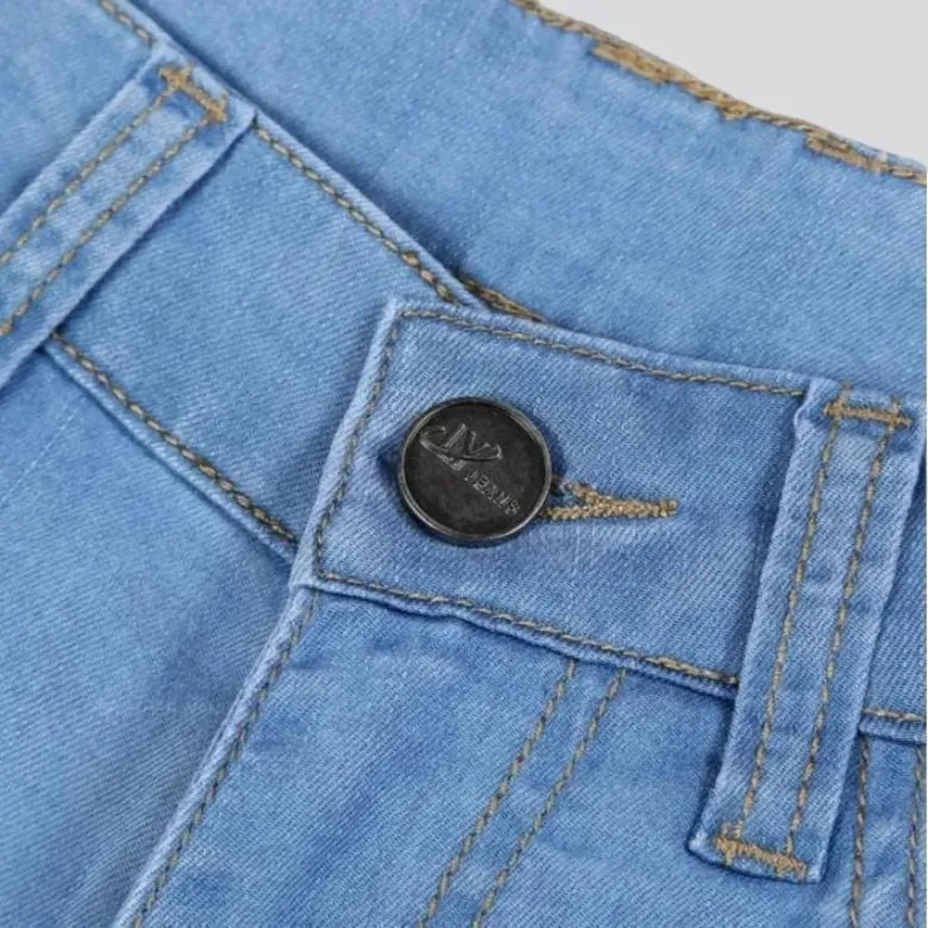 Classic men's straight jeans